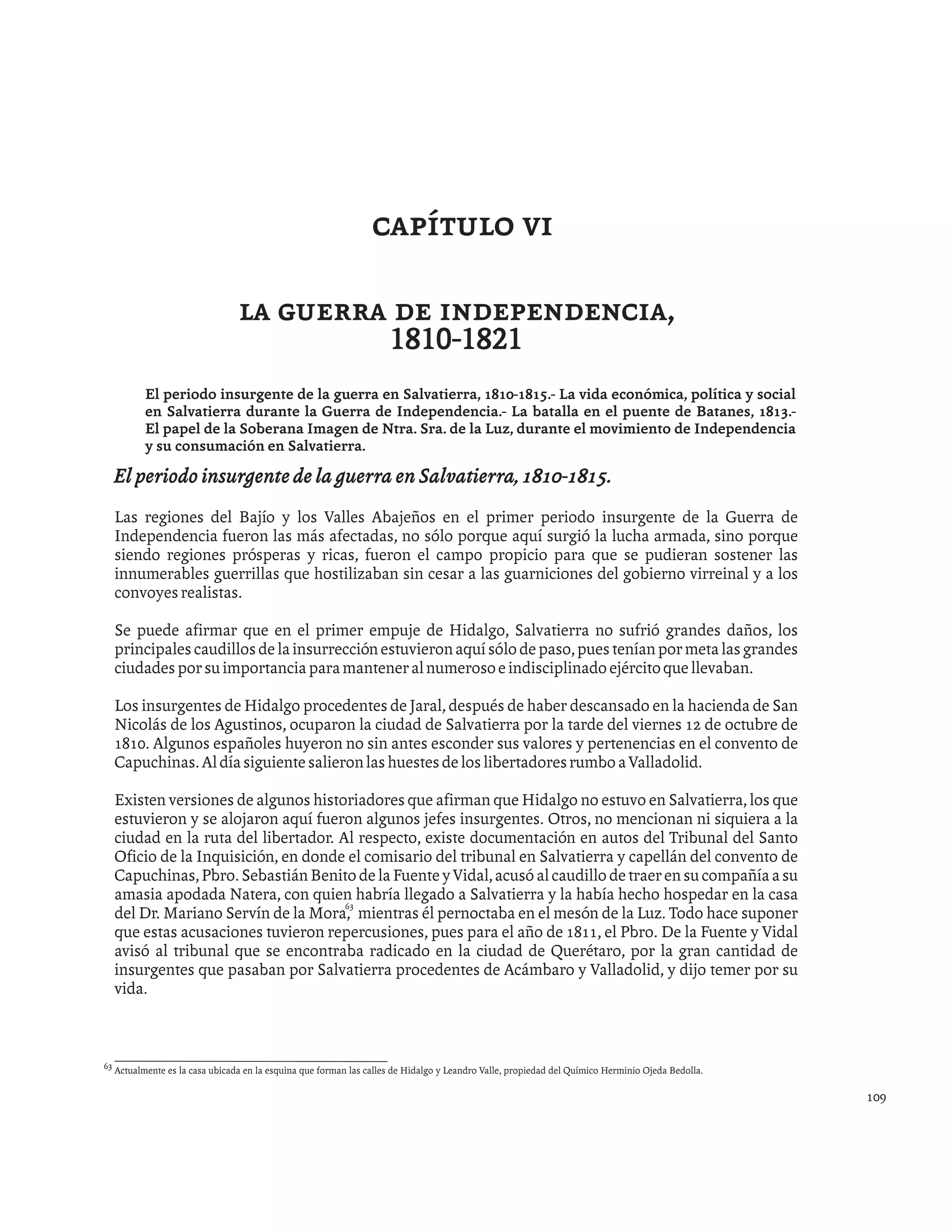 Historia de salvatierra