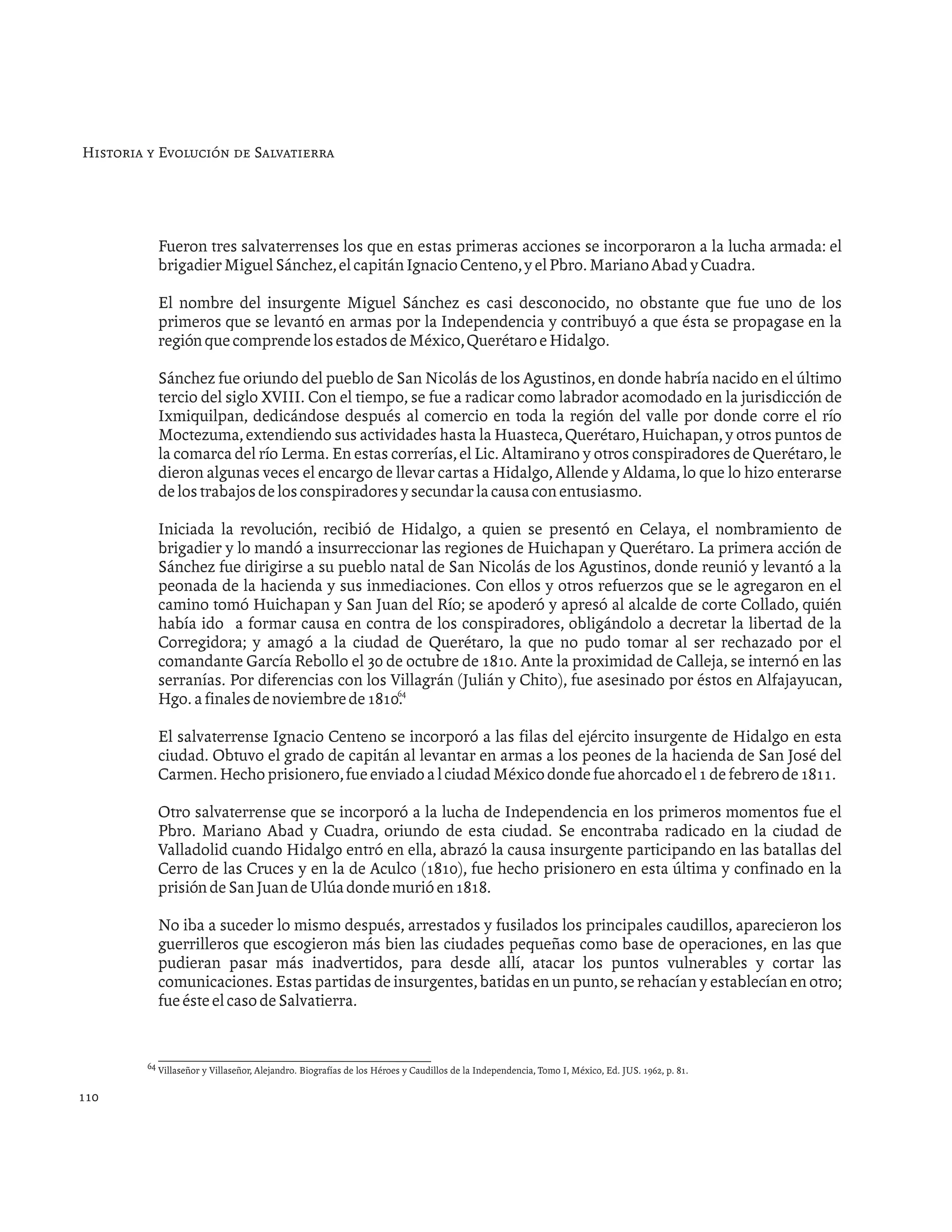 Historia de salvatierra