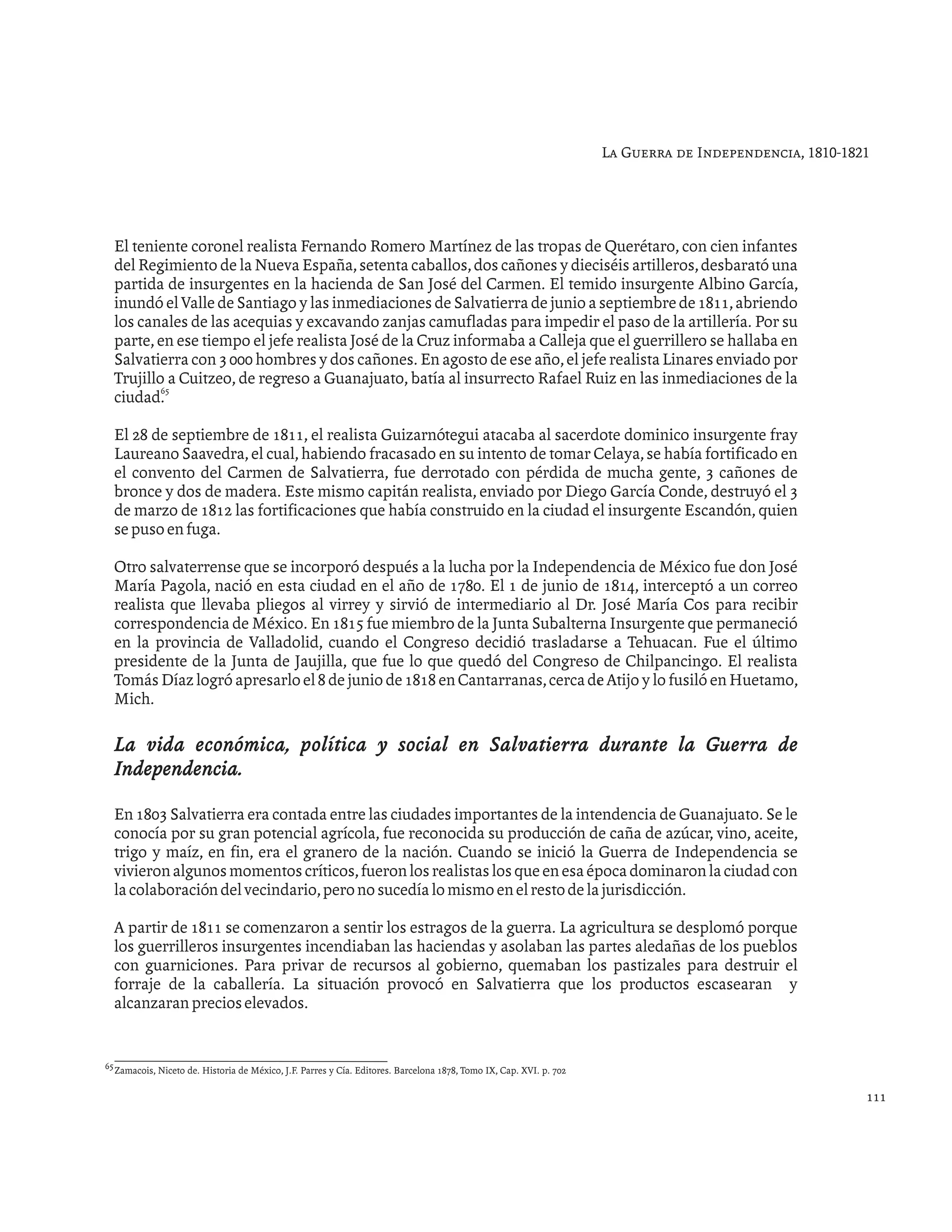 Historia de salvatierra