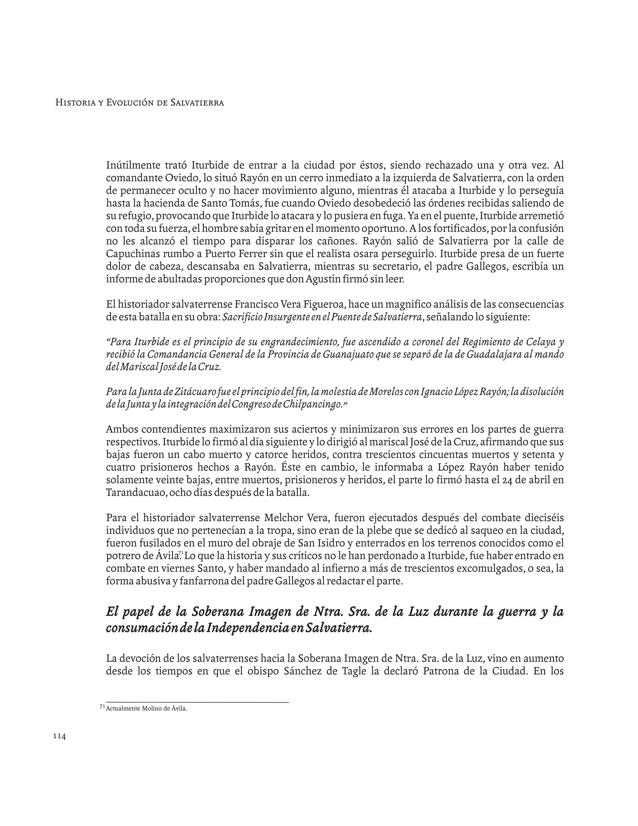 Historia de salvatierra