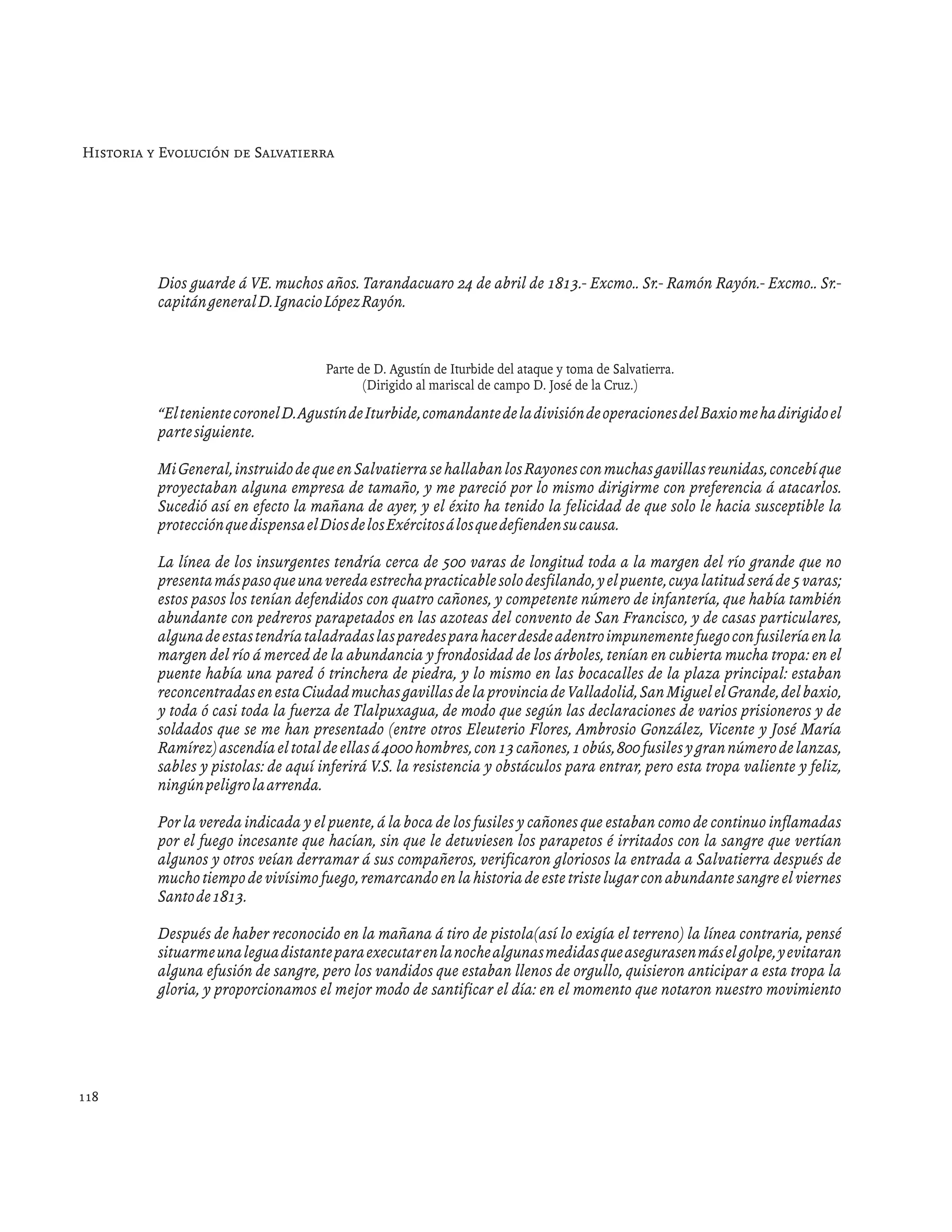 Historia de salvatierra