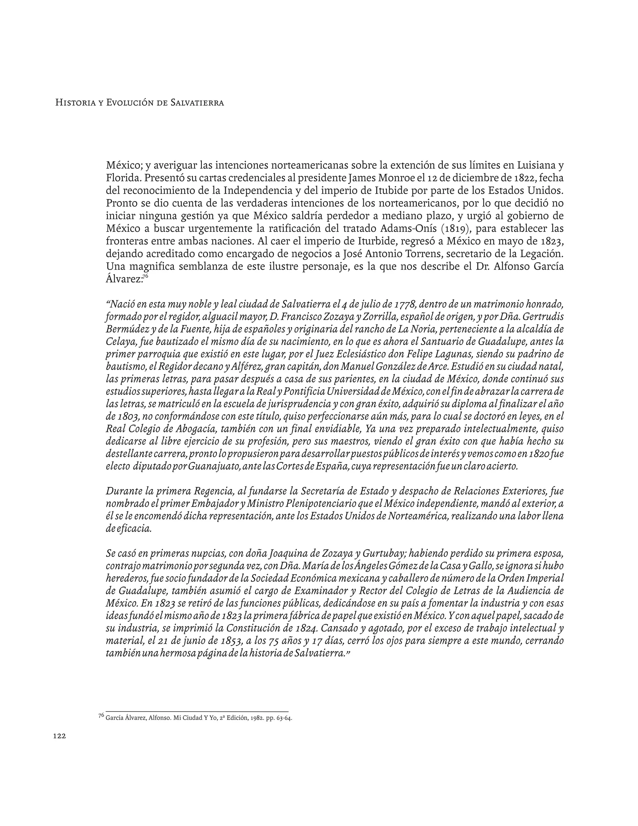 Historia de salvatierra