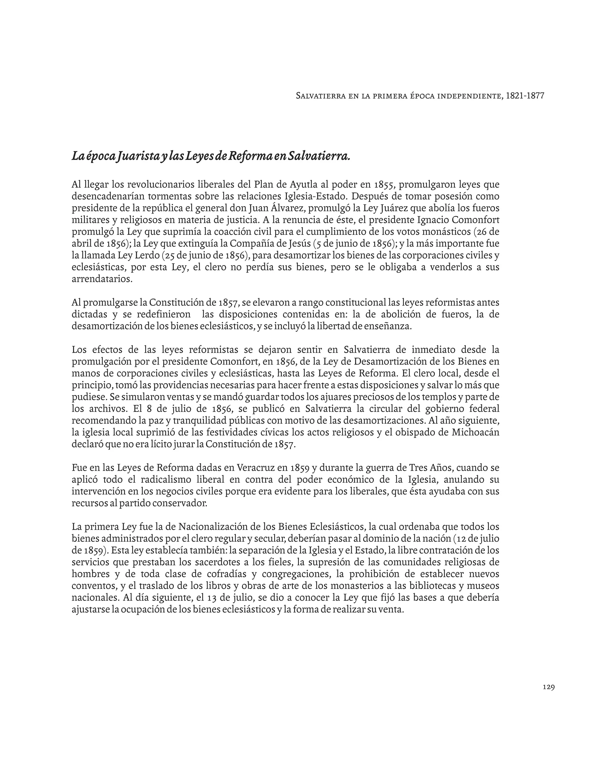 Historia de salvatierra