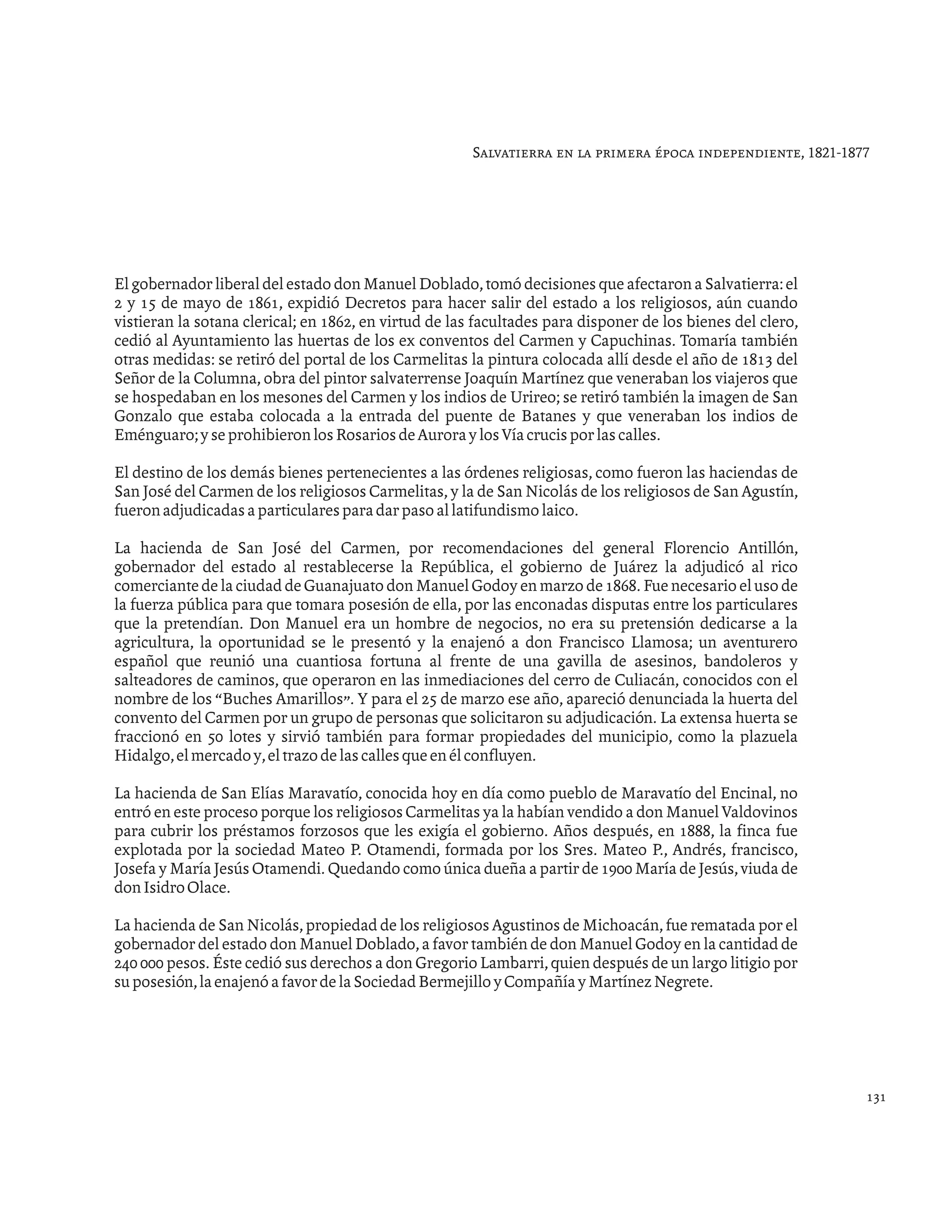 Historia de salvatierra