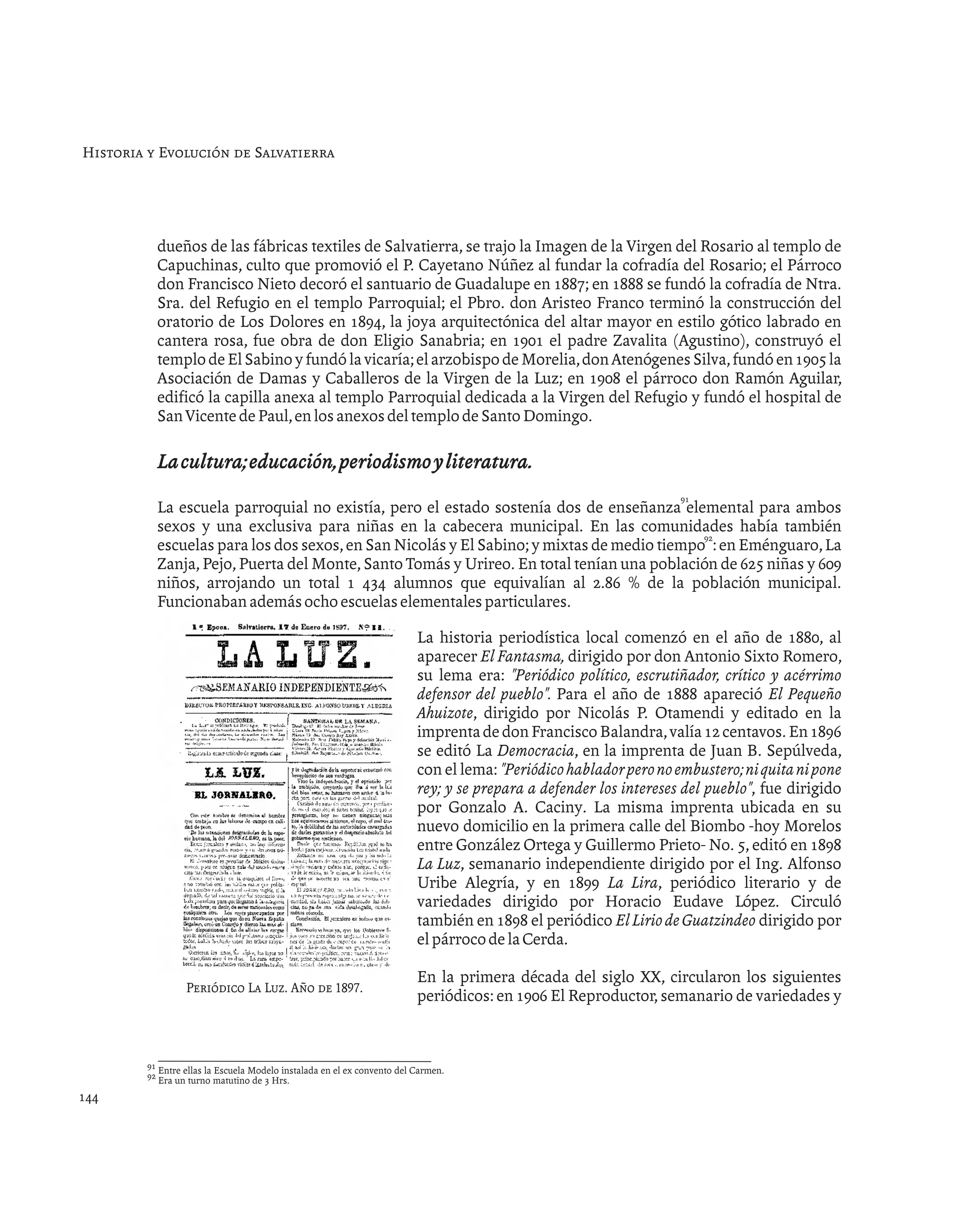 Historia de salvatierra