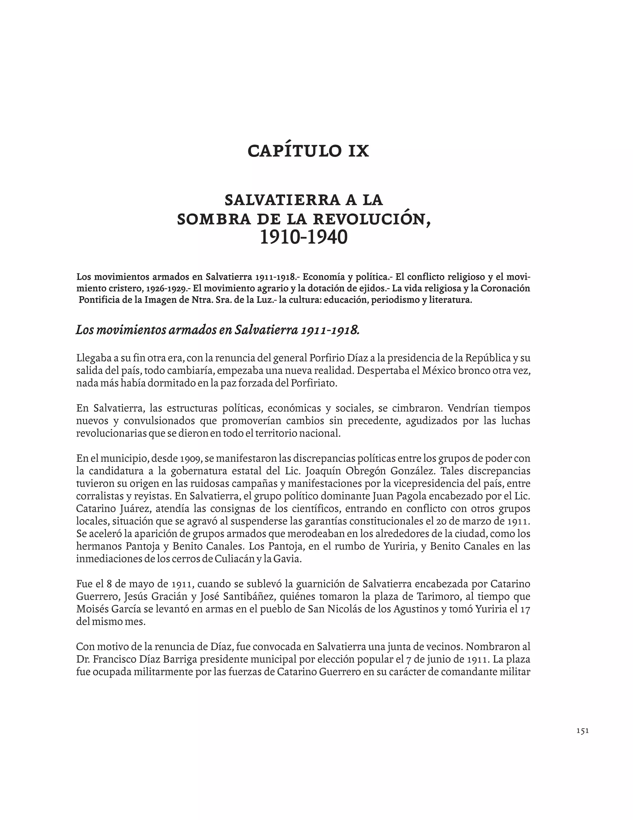 Historia de salvatierra