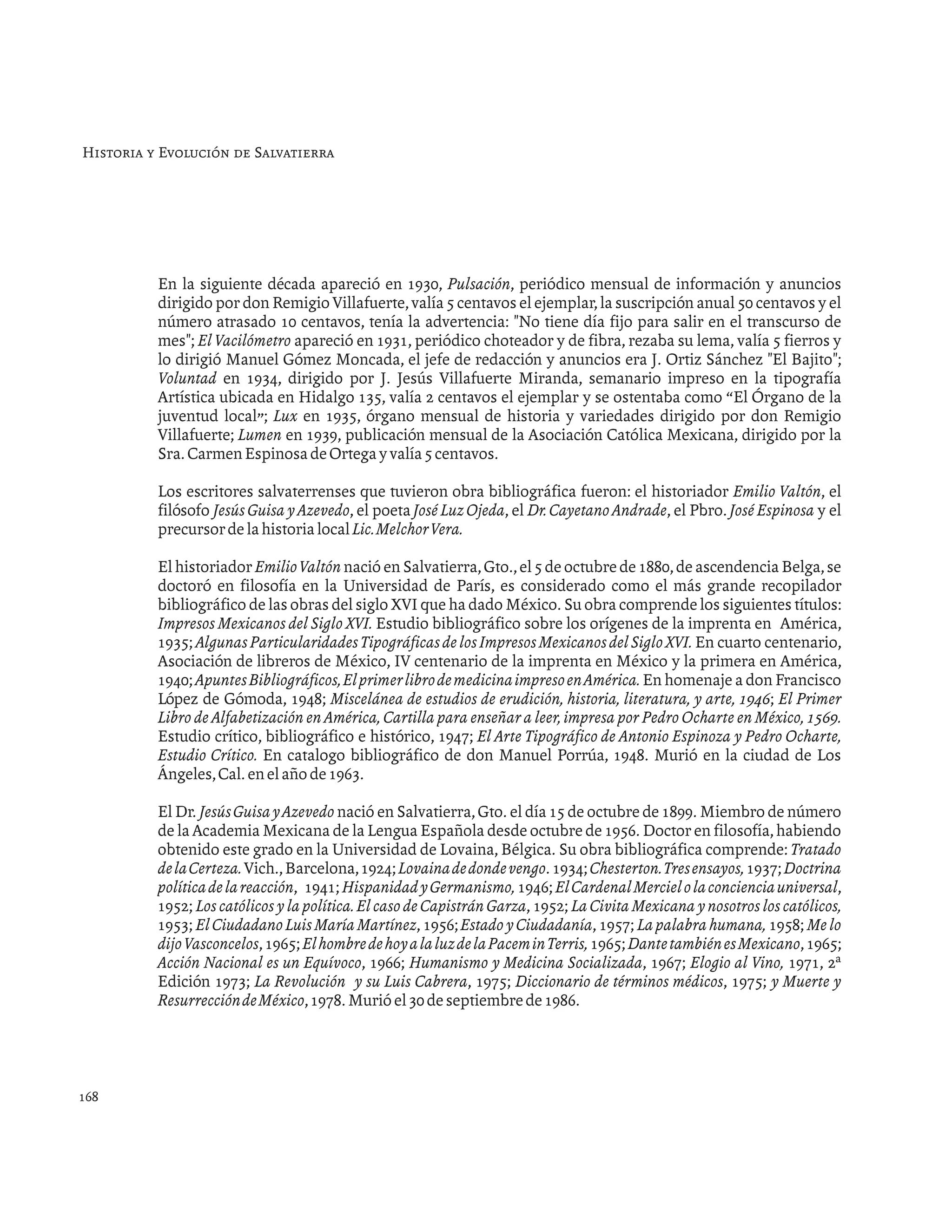 Historia de salvatierra