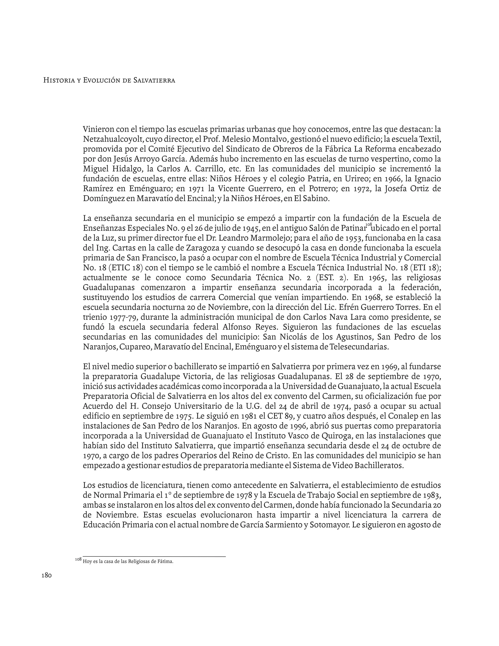 Historia de salvatierra