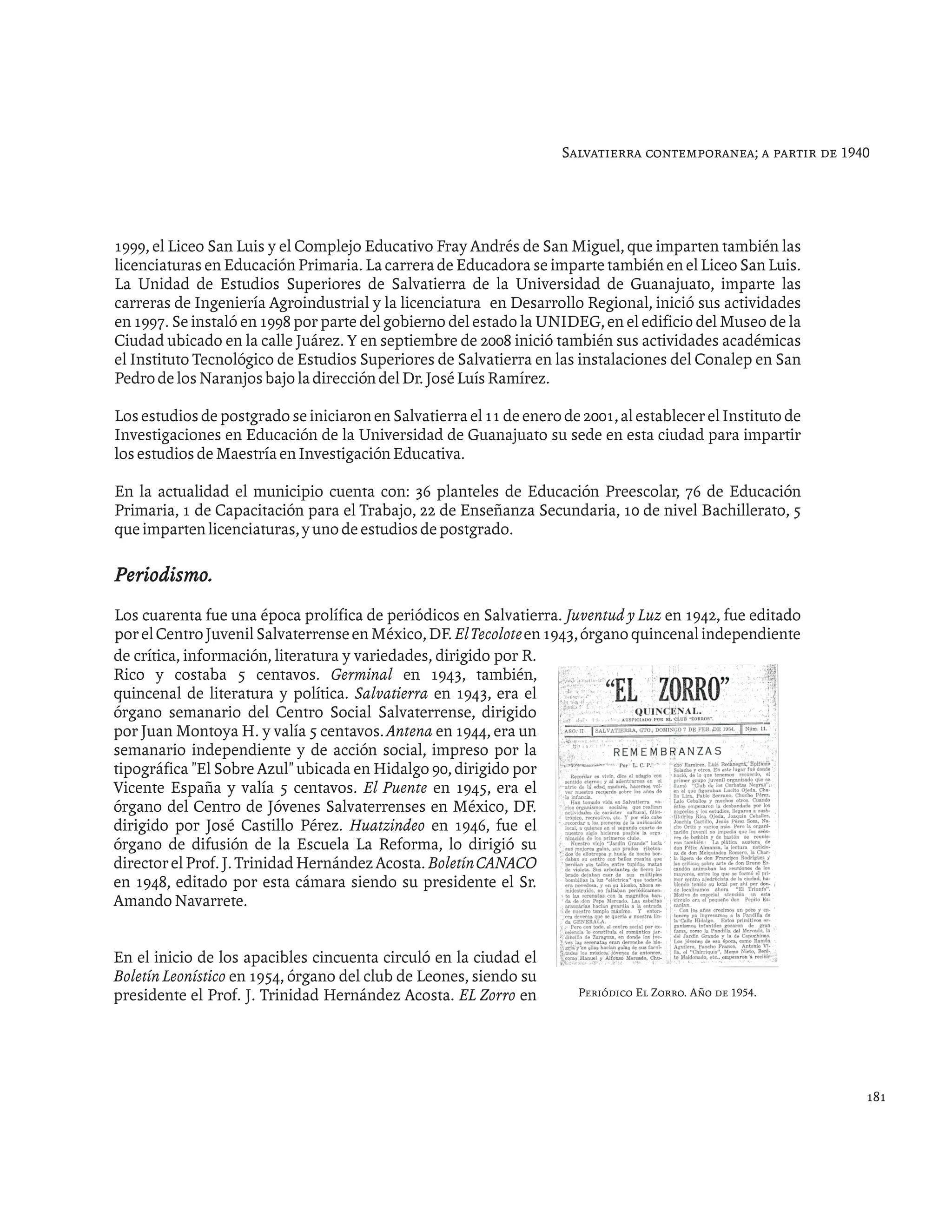 Historia de salvatierra