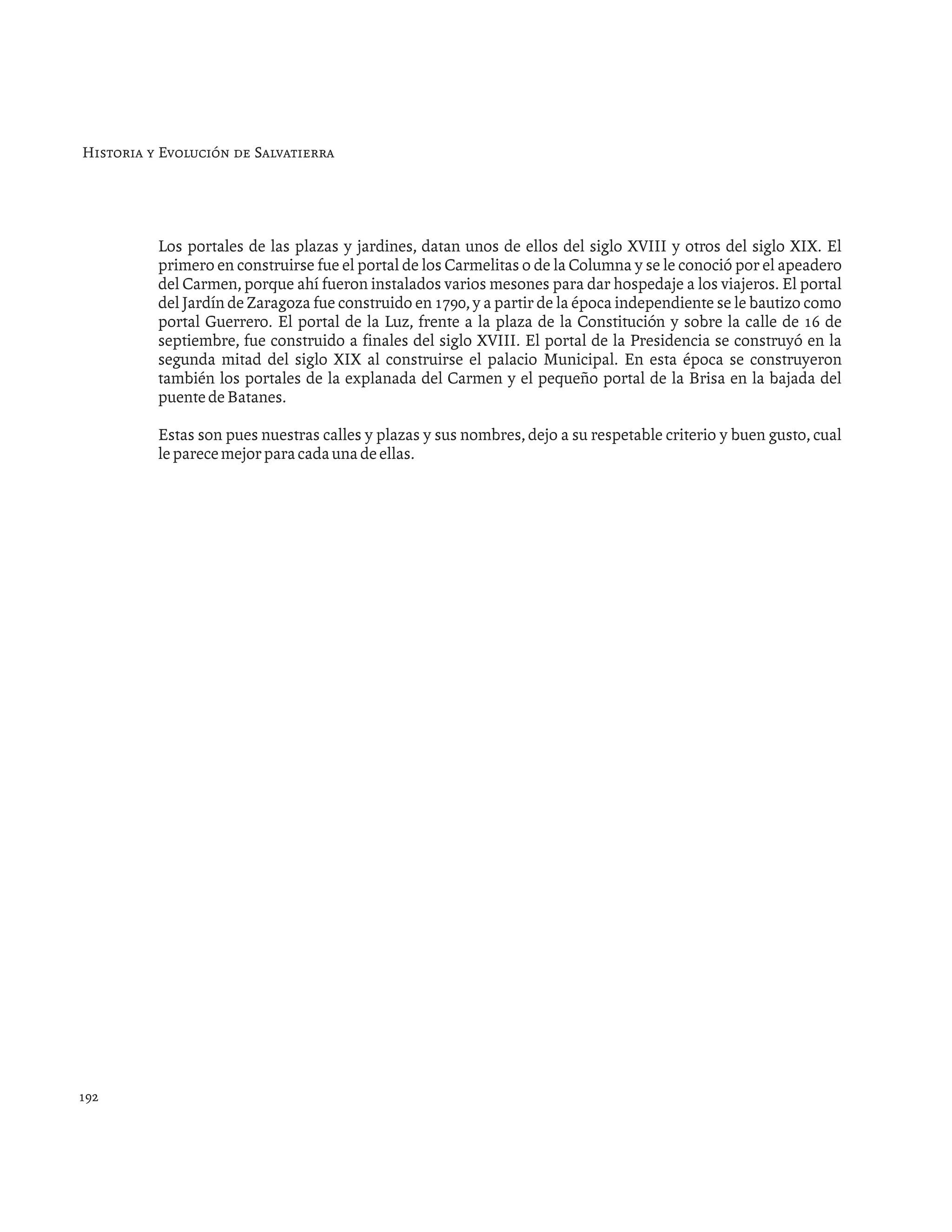 Historia de salvatierra