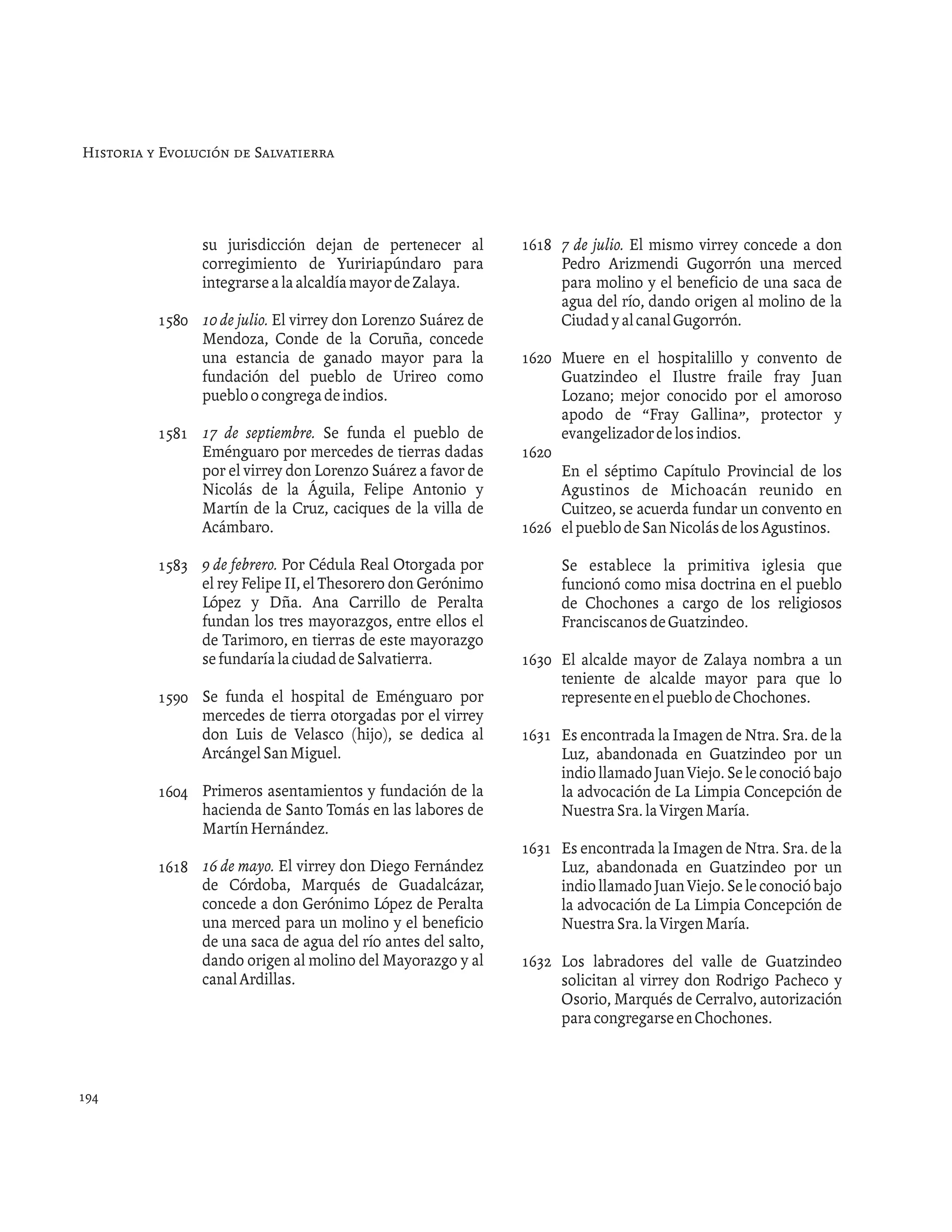 Historia de salvatierra