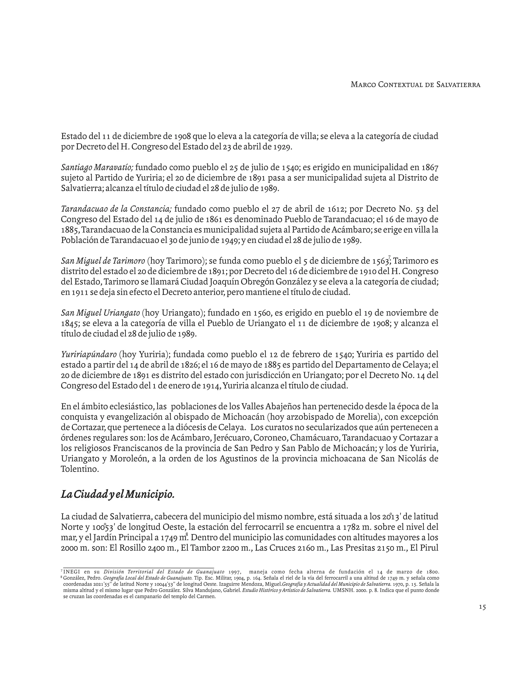 Historia de salvatierra