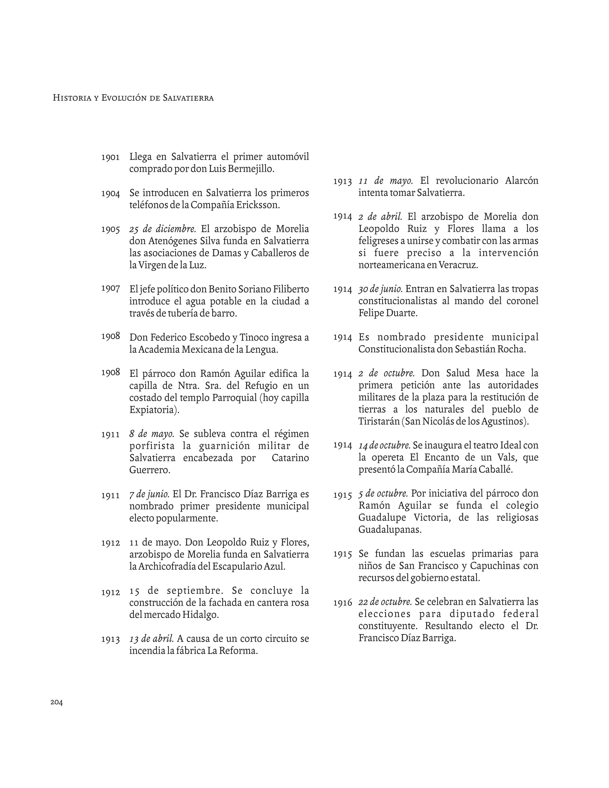 Historia de salvatierra