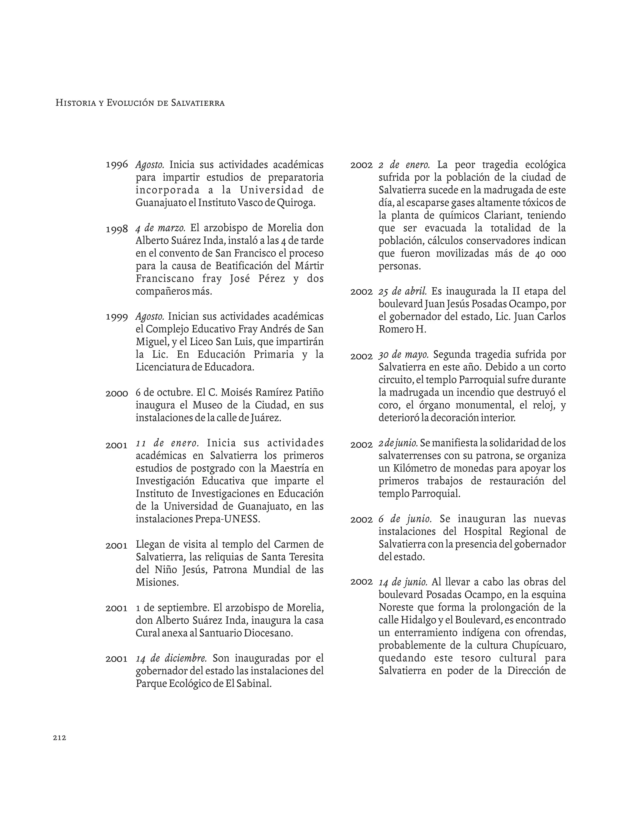 Historia de salvatierra