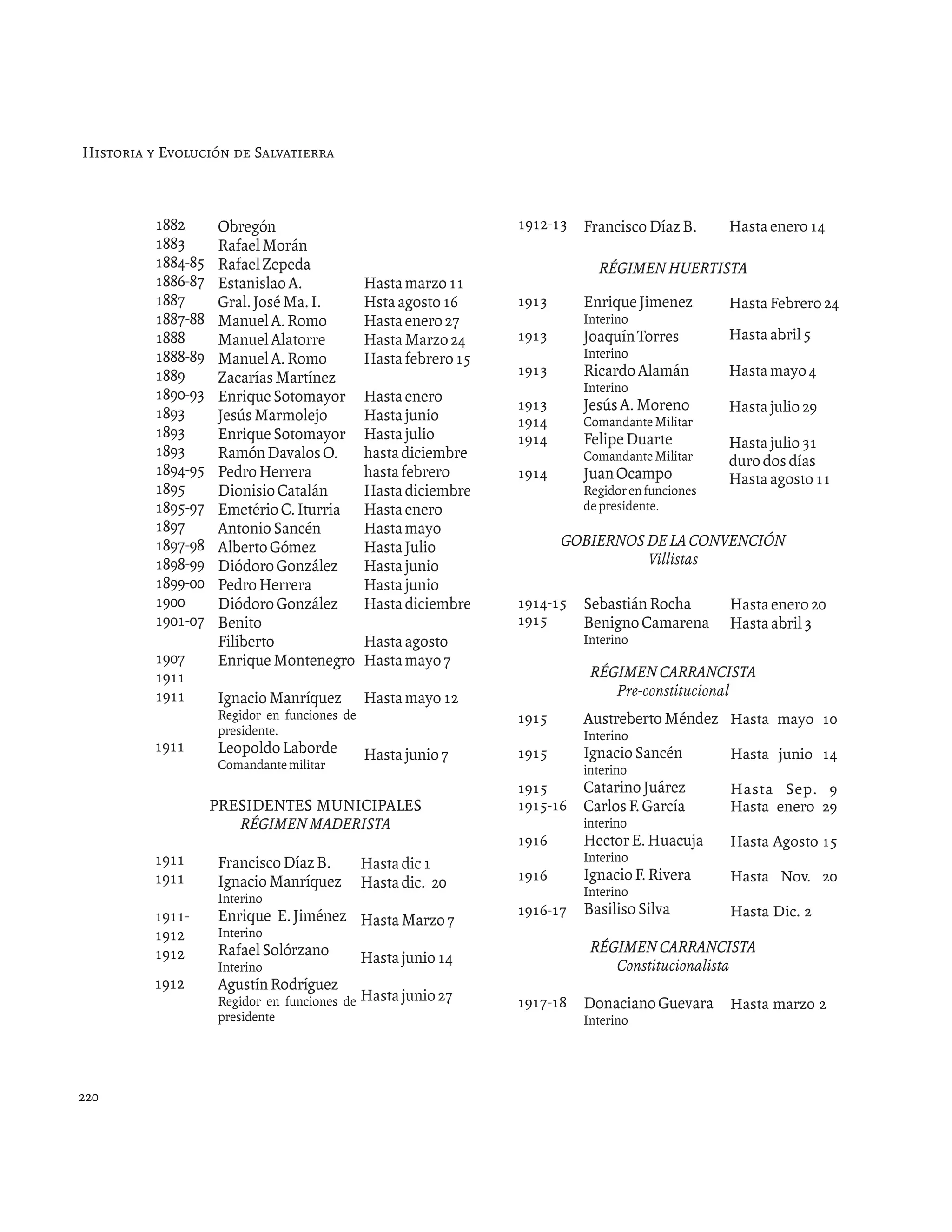 Historia de salvatierra