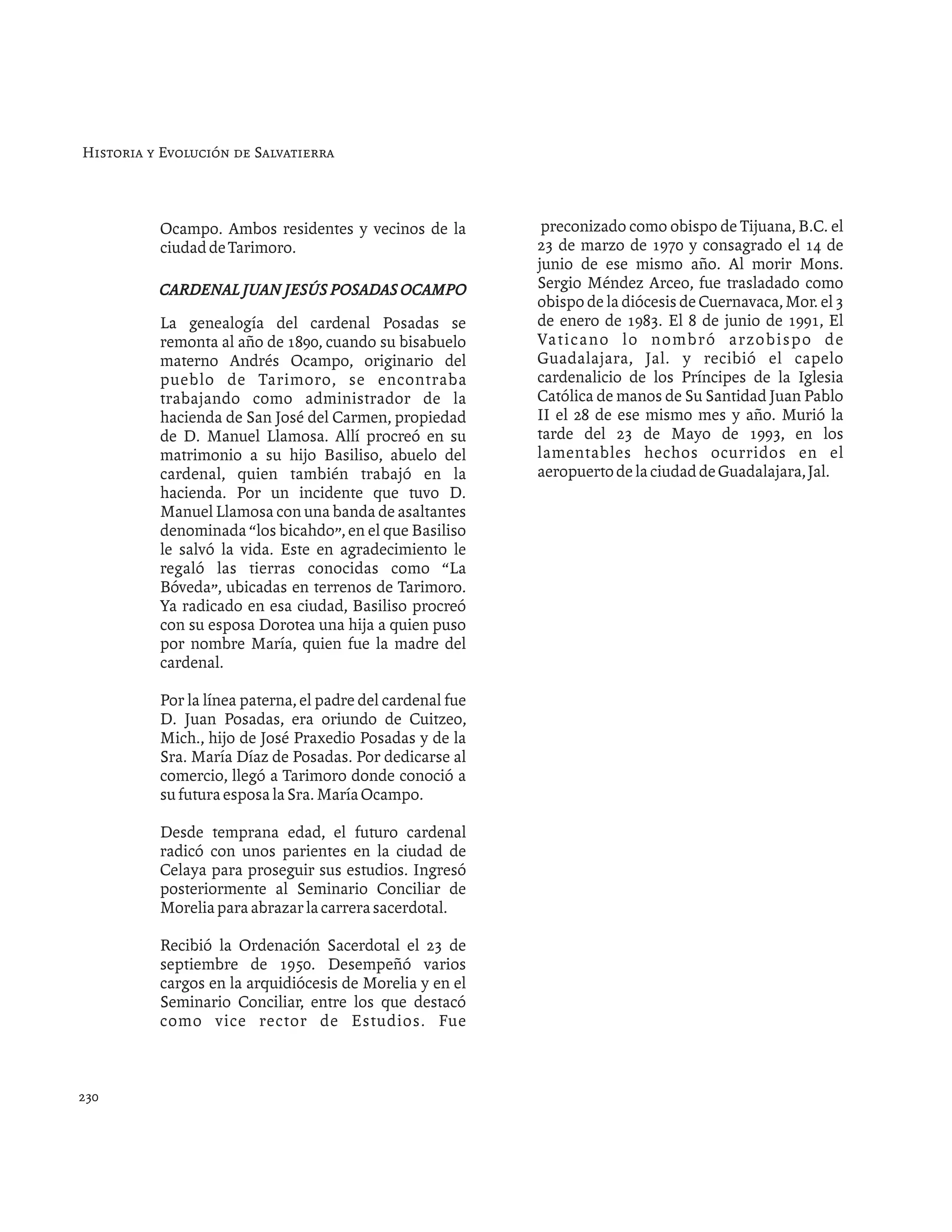 Historia de salvatierra