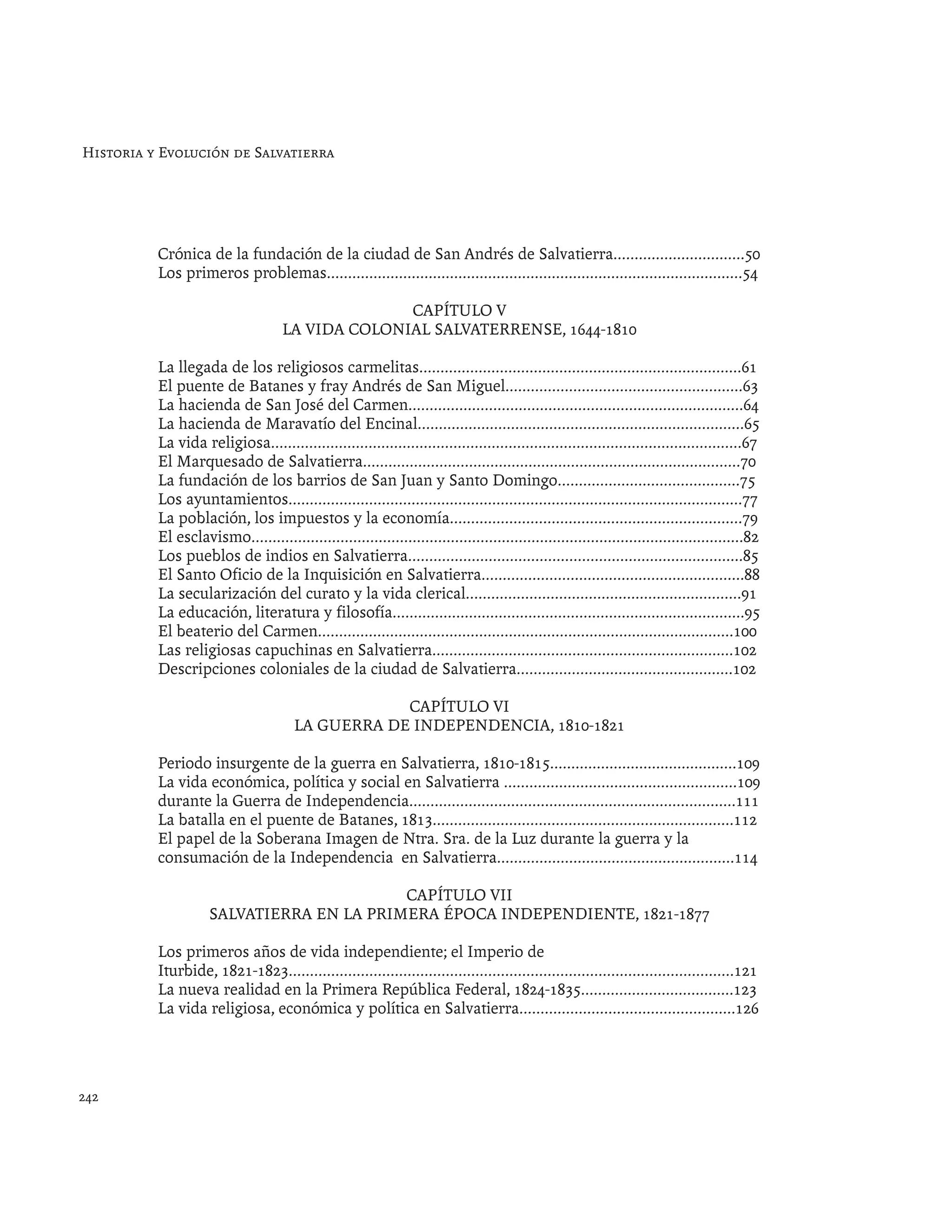 Historia de salvatierra