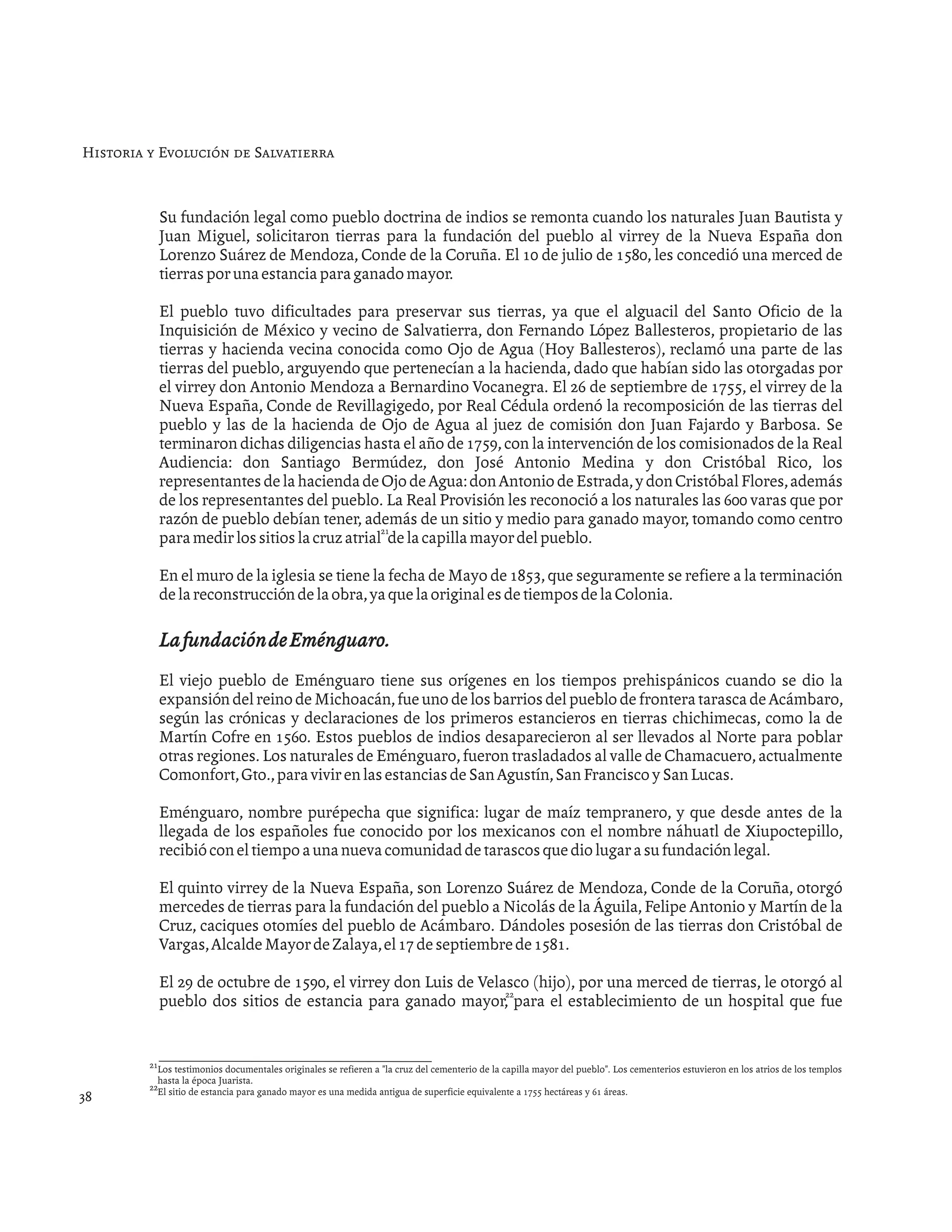 Historia de salvatierra