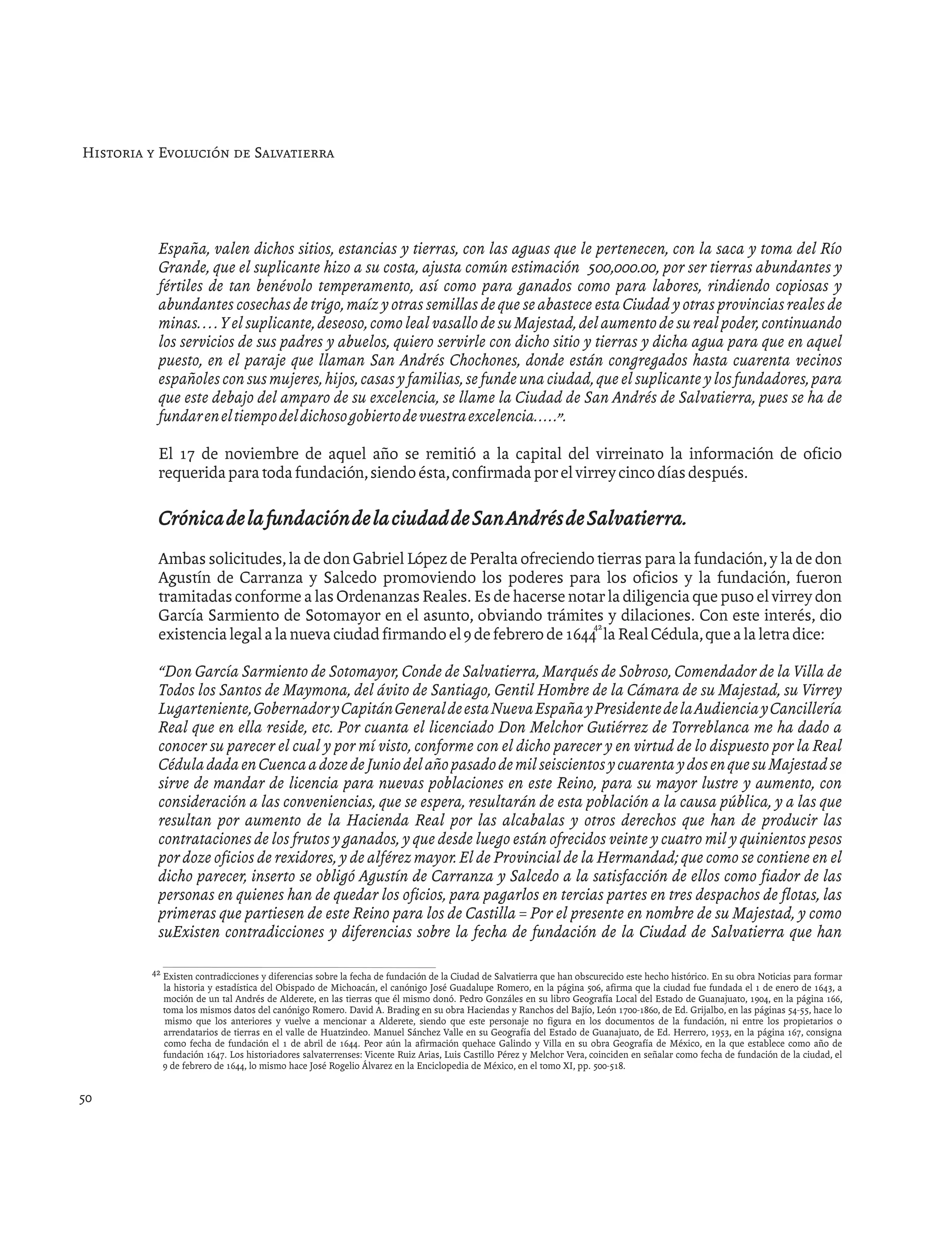 Historia de salvatierra