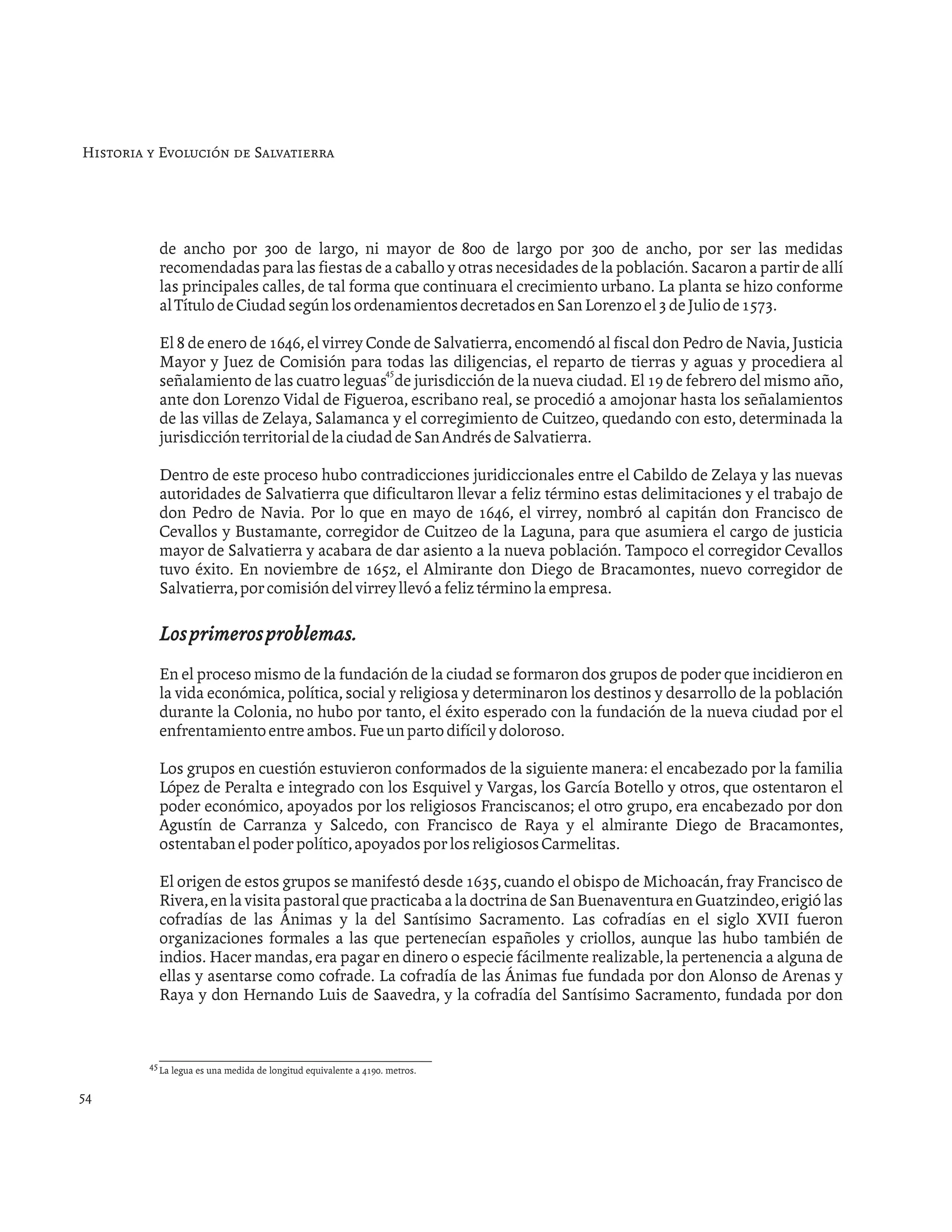 Historia de salvatierra