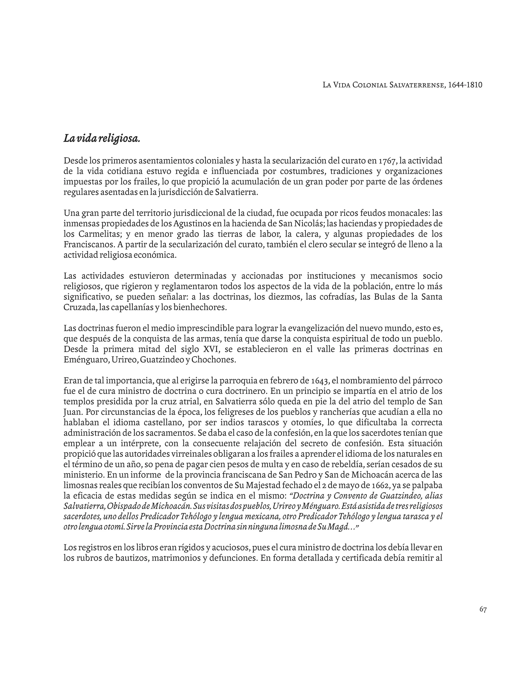 Historia de salvatierra