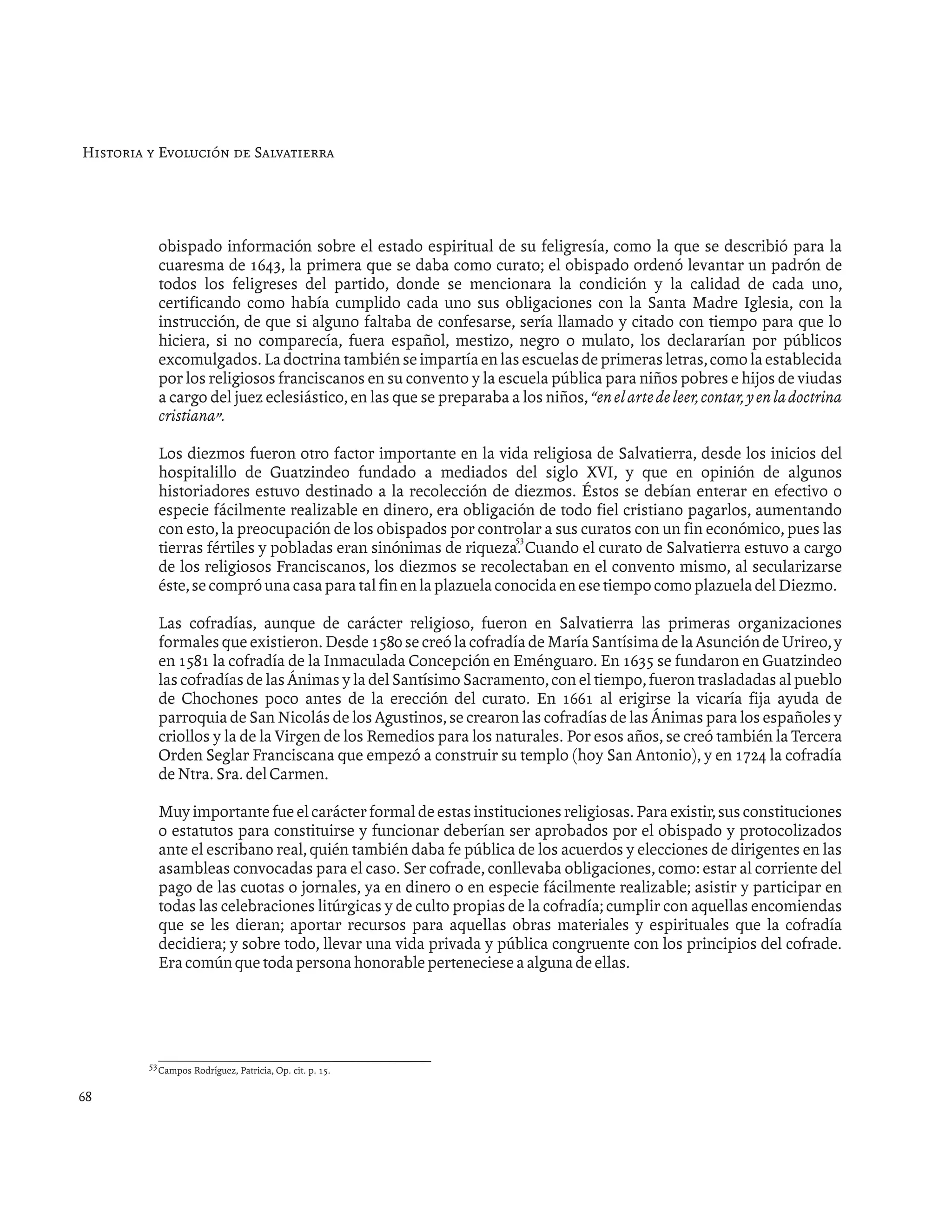 Historia de salvatierra