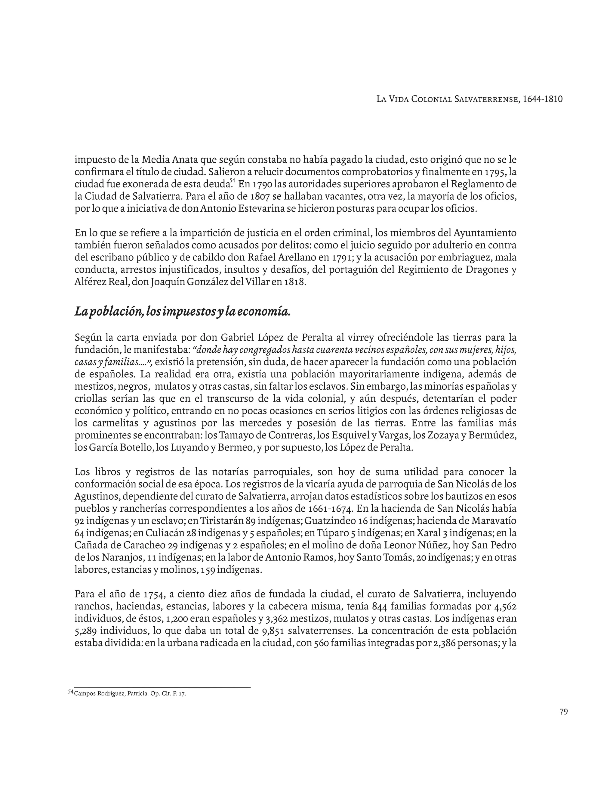 Historia de salvatierra