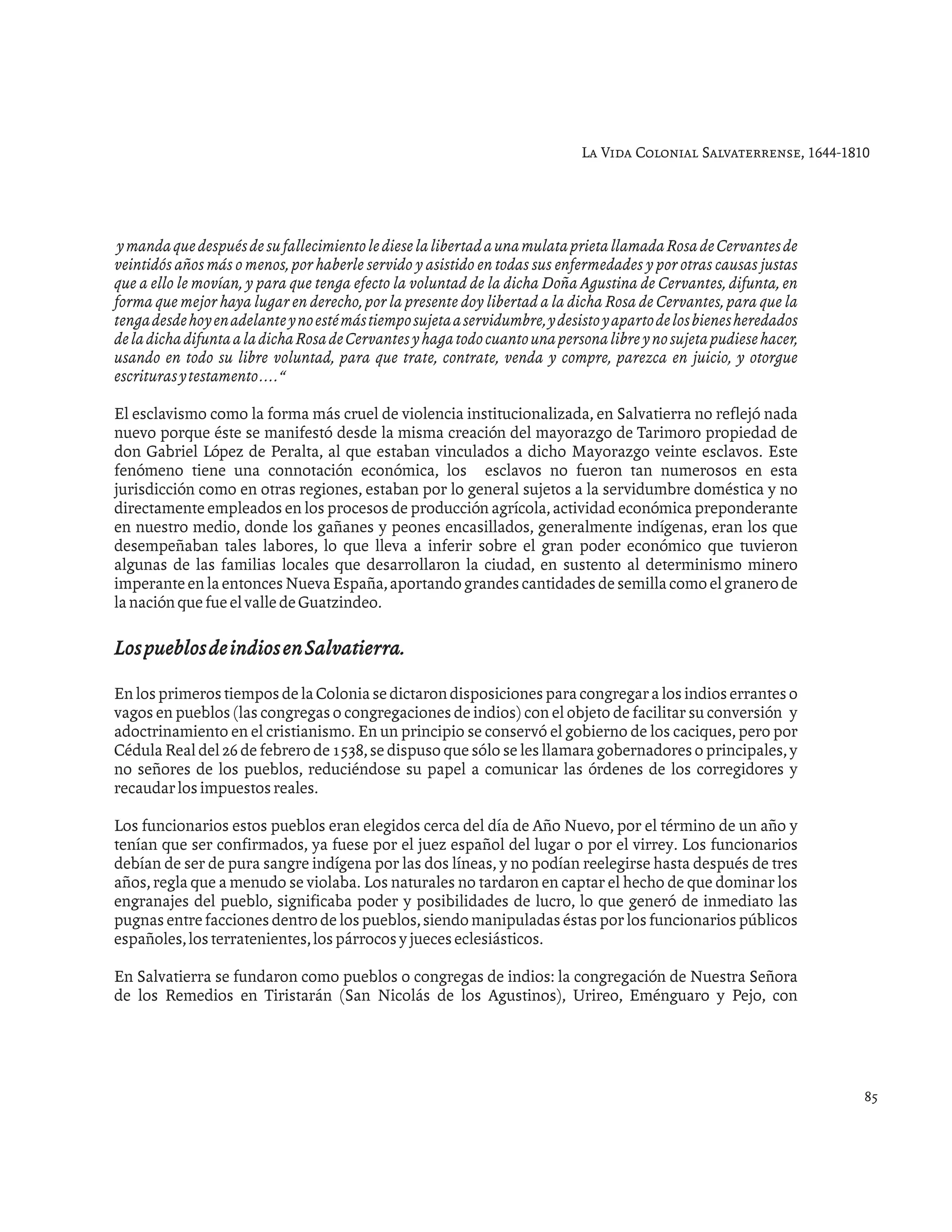 Historia de salvatierra