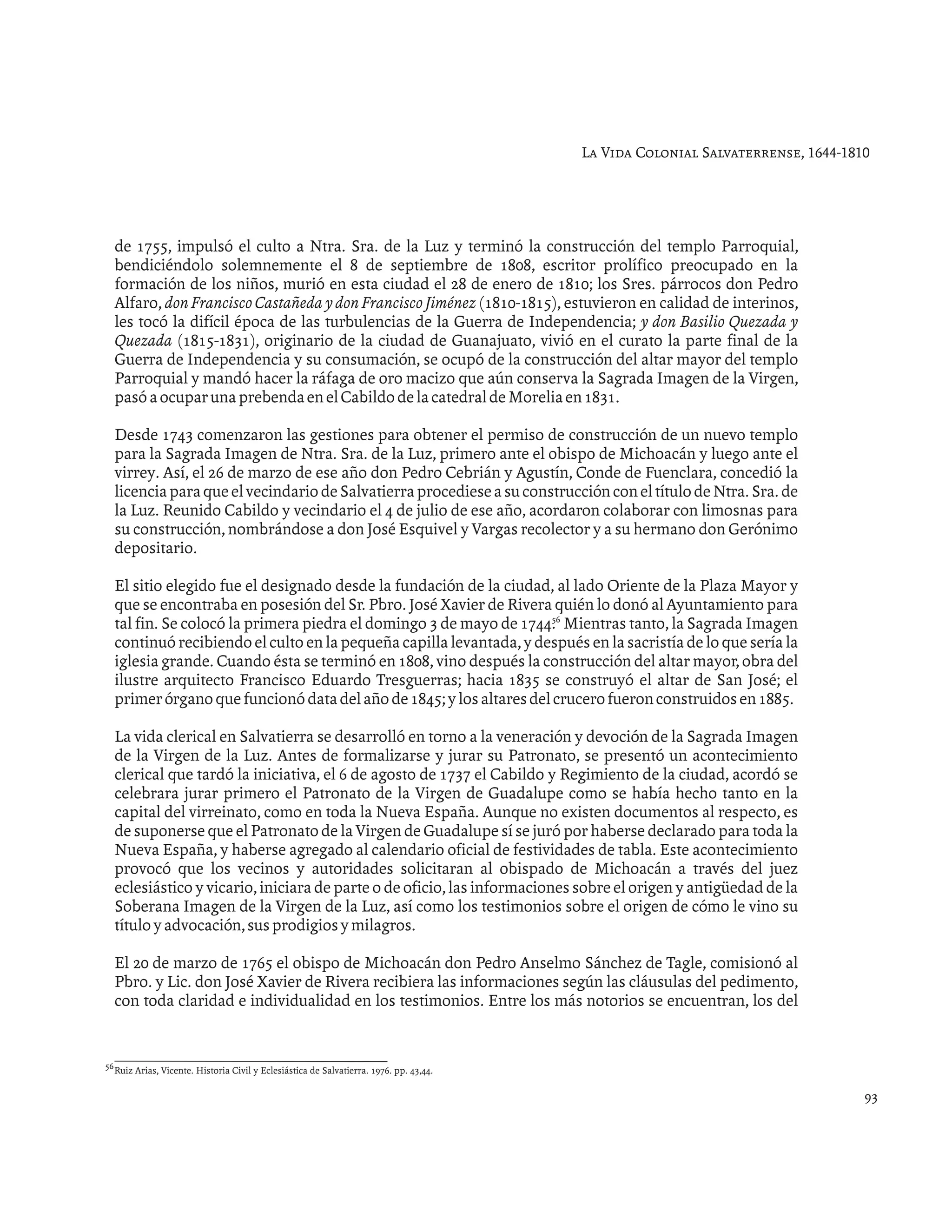 Historia de salvatierra