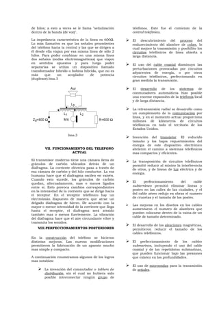 Historia de telefono