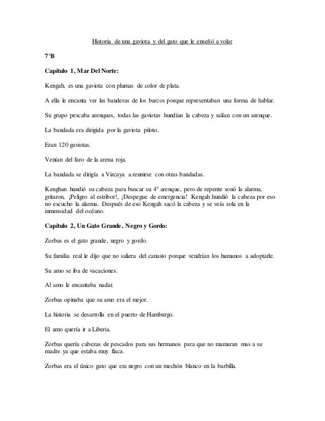 Historia de una gaviota y del gato que le enseñó a volar