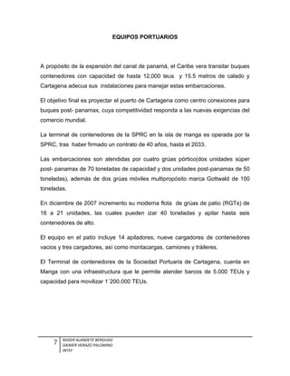 Historia de un puerto moderno