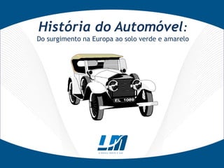 HISTORIAS QUE VIVEMOS: PEQUENA HISTÓRIA DO AUTOMOBILISMO BRASILEIRO