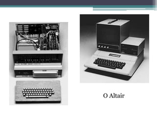 Computadores de Terceira Geração(1964 – 1971). Surge o Circuito Integrado. Miniaturização se estende a todos os circuitos do computador. Avanço nos periféricos de entrada e saída. Grande Variação na capacidade de Memória