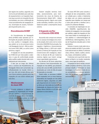 ção regular dos auxílios, seguindo uma
norma de periodicidade para cada tipo
de equipamento); e as Inspeções Especiais (qu...
