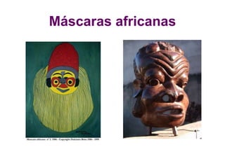 Máscaras africanas
 