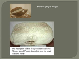 Halteres gregos antigos 