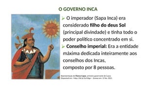 HISTORIA_7ano povo Inca aula de História | PPTX