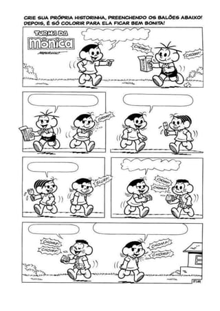 Historia em quadrinho/TIRINHAS