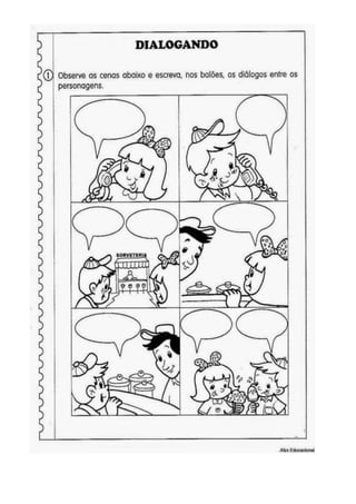 Historia em quadrinho/TIRINHAS