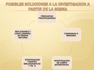A través de ella se da oportunidad al alumno para que desarrolle de forma natural, el dar sentido y hacer inteligible el mundo que le rodea.EN LA ENSEÑANZA…Debe concebirse:Como una acción cultural- interpretativa que requiere madurarse con un conjunto de estrategias educativas que apunten hacia la reflexión y problematización, para aspirar a desarrollar el pensamiento crítico y reflexivo de los alumnos.