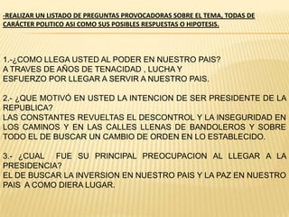 La historia tampoco puede ser ajena a las demás asignaturas esto lo debemos de tomar como un plus para enriquecer su estudio, así traslaparemos con mayor énfasis  su comprensión.ELABORACION DE UNA SITUACION PROBLEMA .5° GRADO.