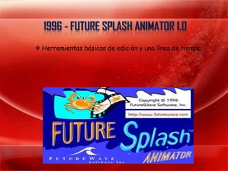  Herramientas básicas de edición y una línea de tiempo.
 