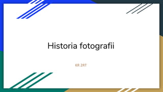 Historia fotografii
 