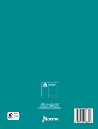 9 789563 003666
PEFC/29-31-75
Edición especial para el
Ministerio de Educación
Prohibida su comercialización
 