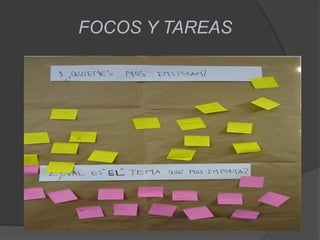 FOCOS Y TAREAS