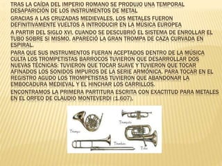 Historia de la música a través de los instrumentos de viento | PPTX