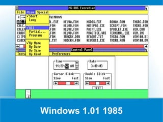 Windows 1.01 1985 