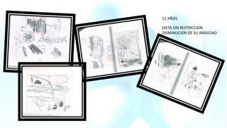 11 AÑOS
DIETA SIN RESTRICCION
DISMINUCION DE SU ANSIEDAD
 
