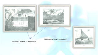 TRATAMIENTO INTERRUMPIDO
DISMINUCION DE LA ANSIEDAD
 
